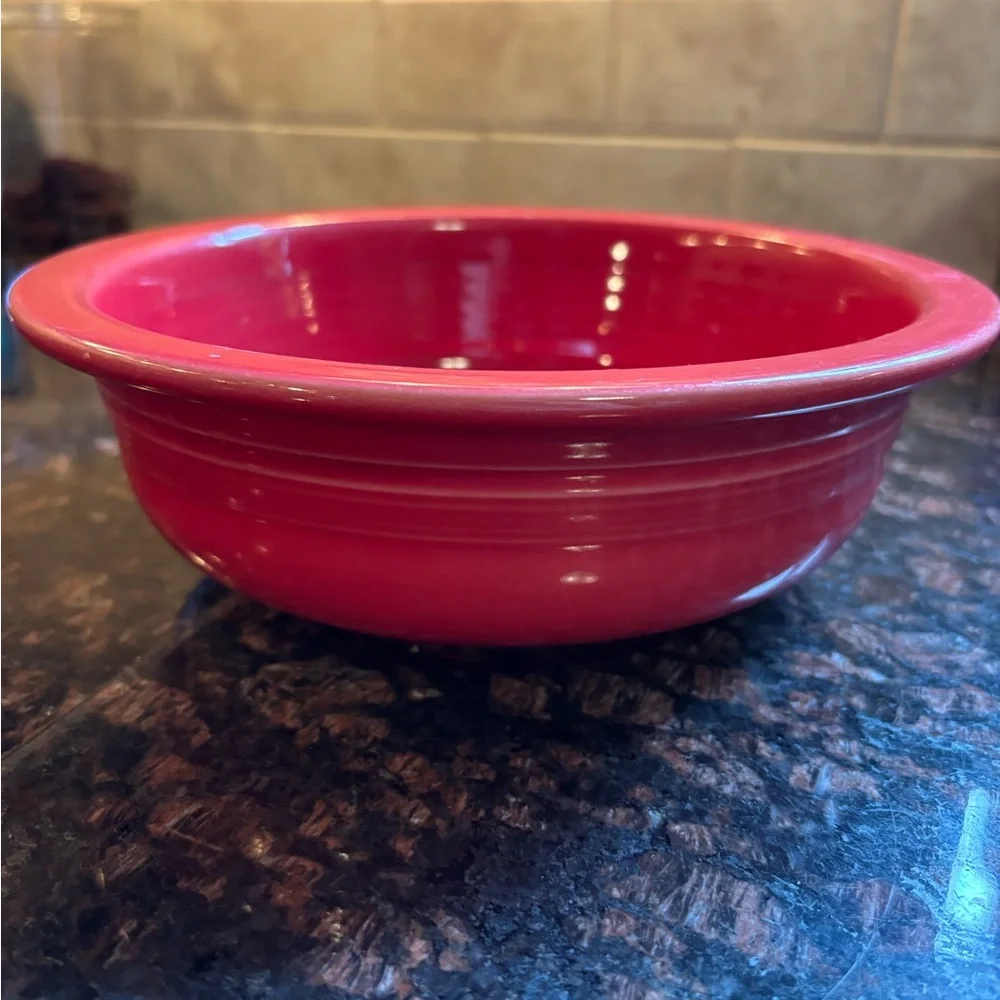 Fiesta Red Large Bowl - Picture 1 of 4